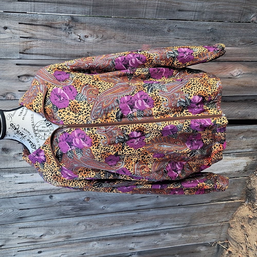 Silk Road Vintage Jacket Women's L EUC